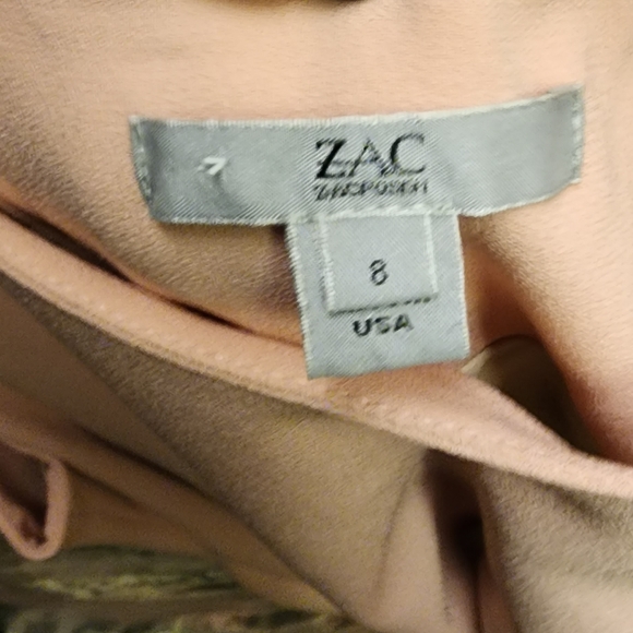 Zac posen light pink gown size 8 - Picture 2 of 3